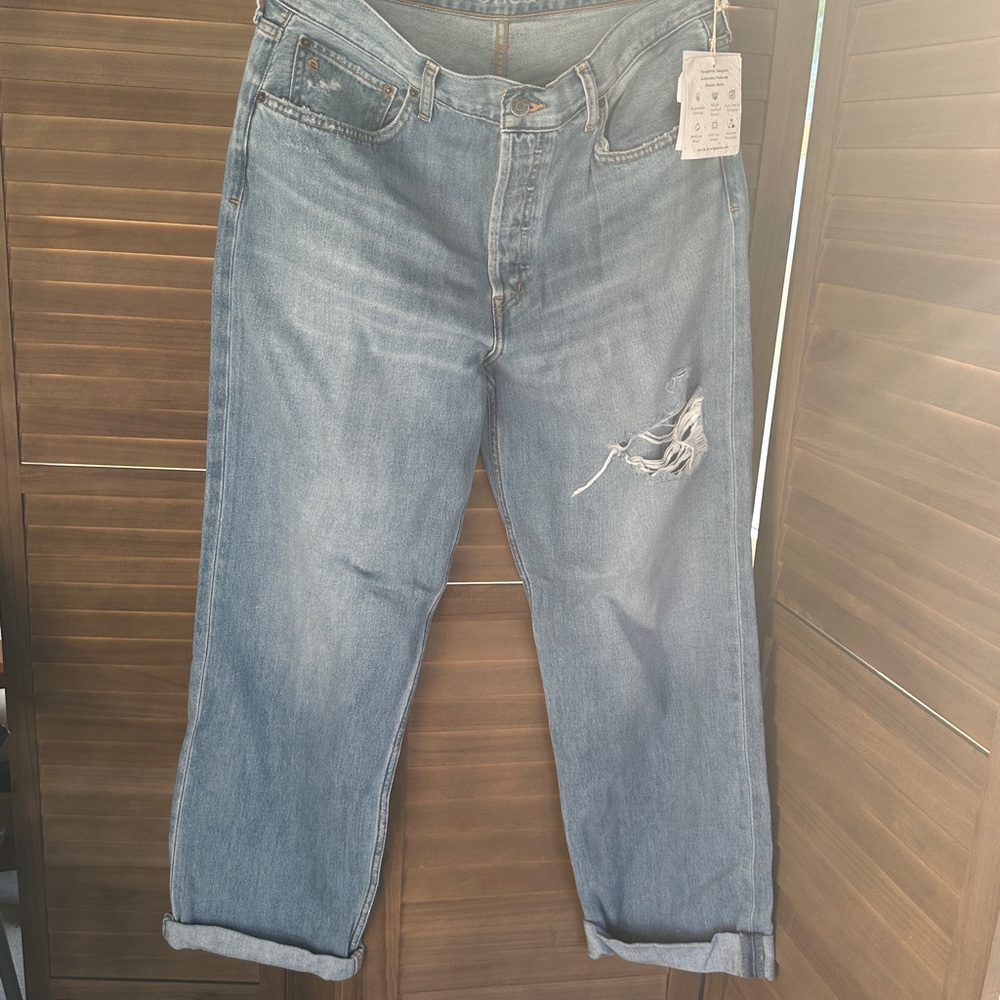 ETICA Altin Slouch BF Light Blue Distressed Jeans